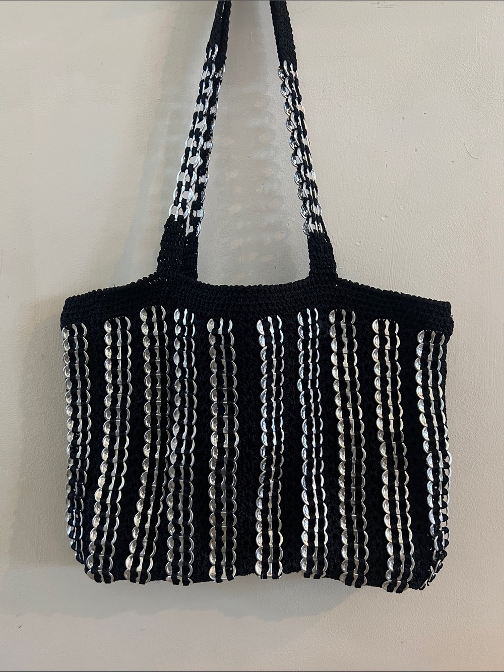 Recycled Aluminium Silver Purse.